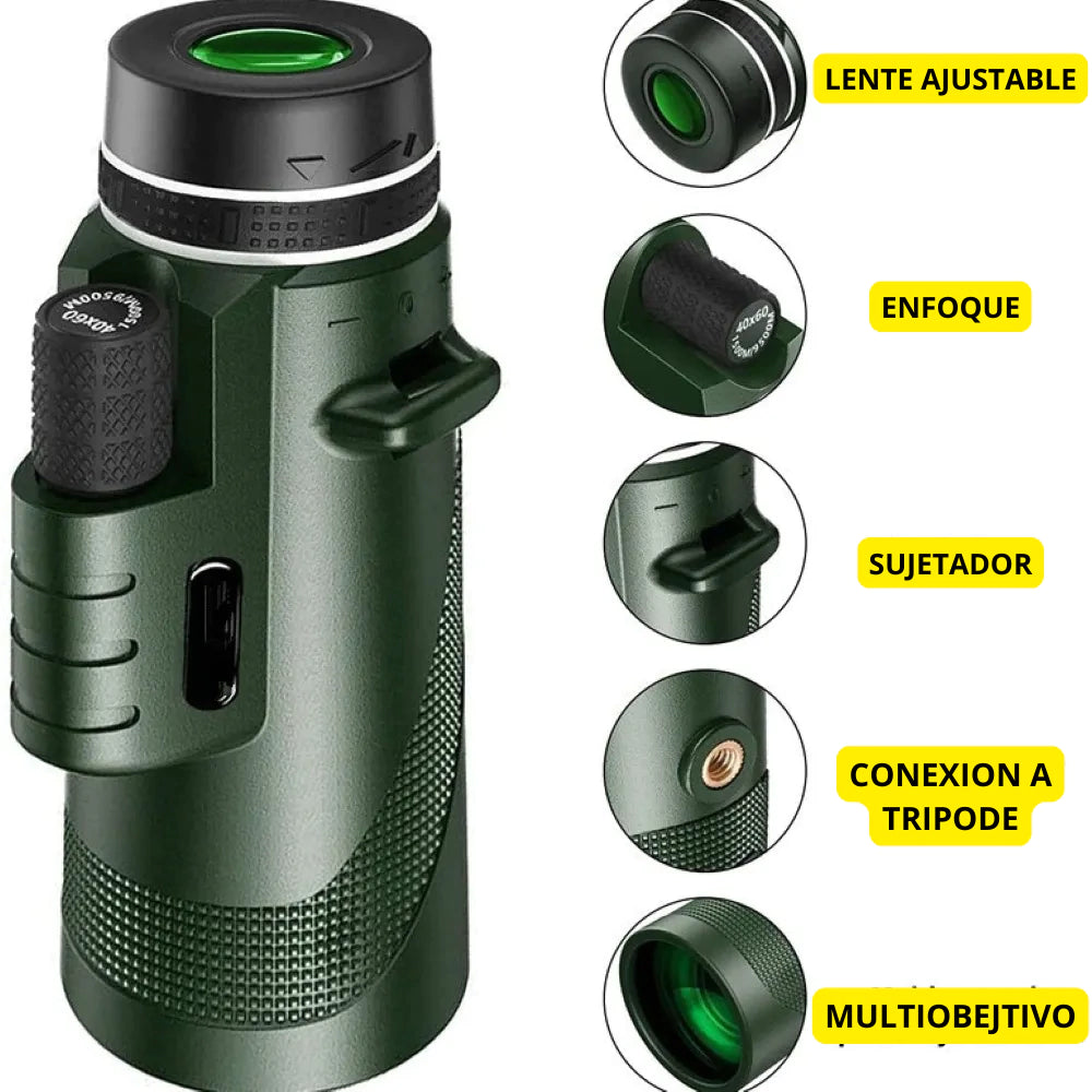 TELESCOPIO VIRAL 80X100 MONOCULAR PARA CELULAR - FOTOGRAFIA